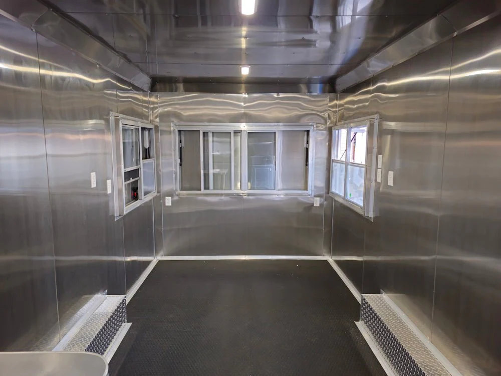 Concession Trailer 8.5' X 24' Indigo Blue Ice Cream Event Vending