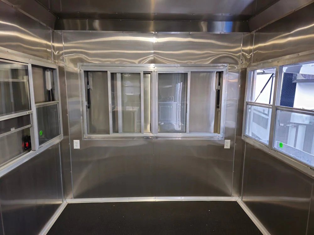 Concession Trailer 8.5' X 24' Indigo Blue Ice Cream Event Vending
