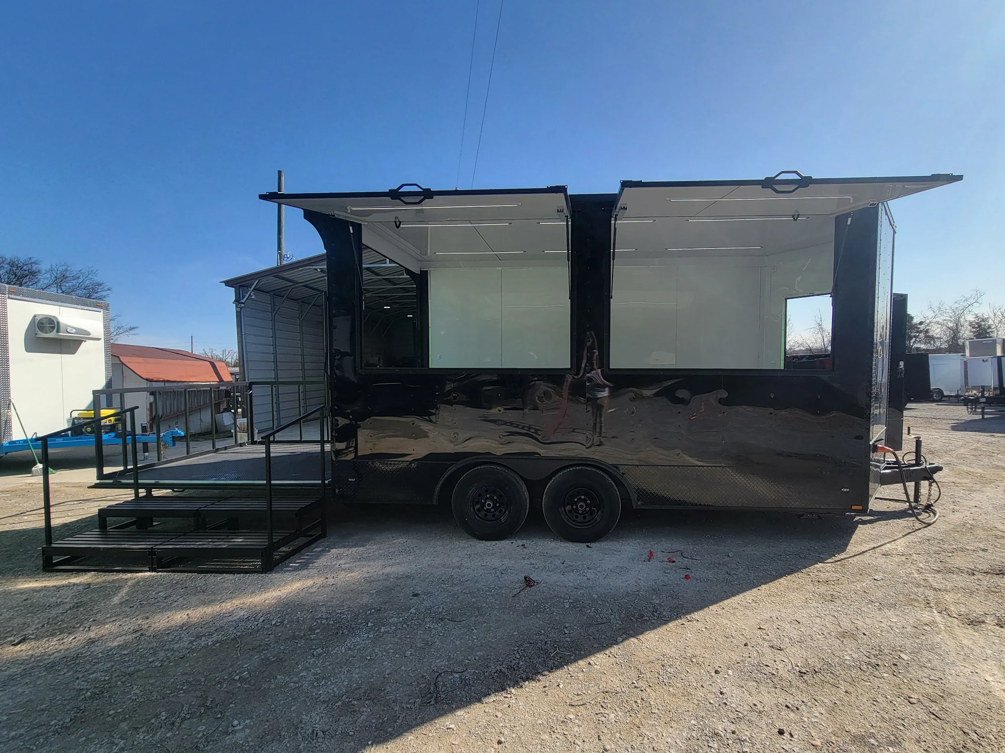 8.5' X 16' Concession Trailer Marketing Stage and Event Merchandising
