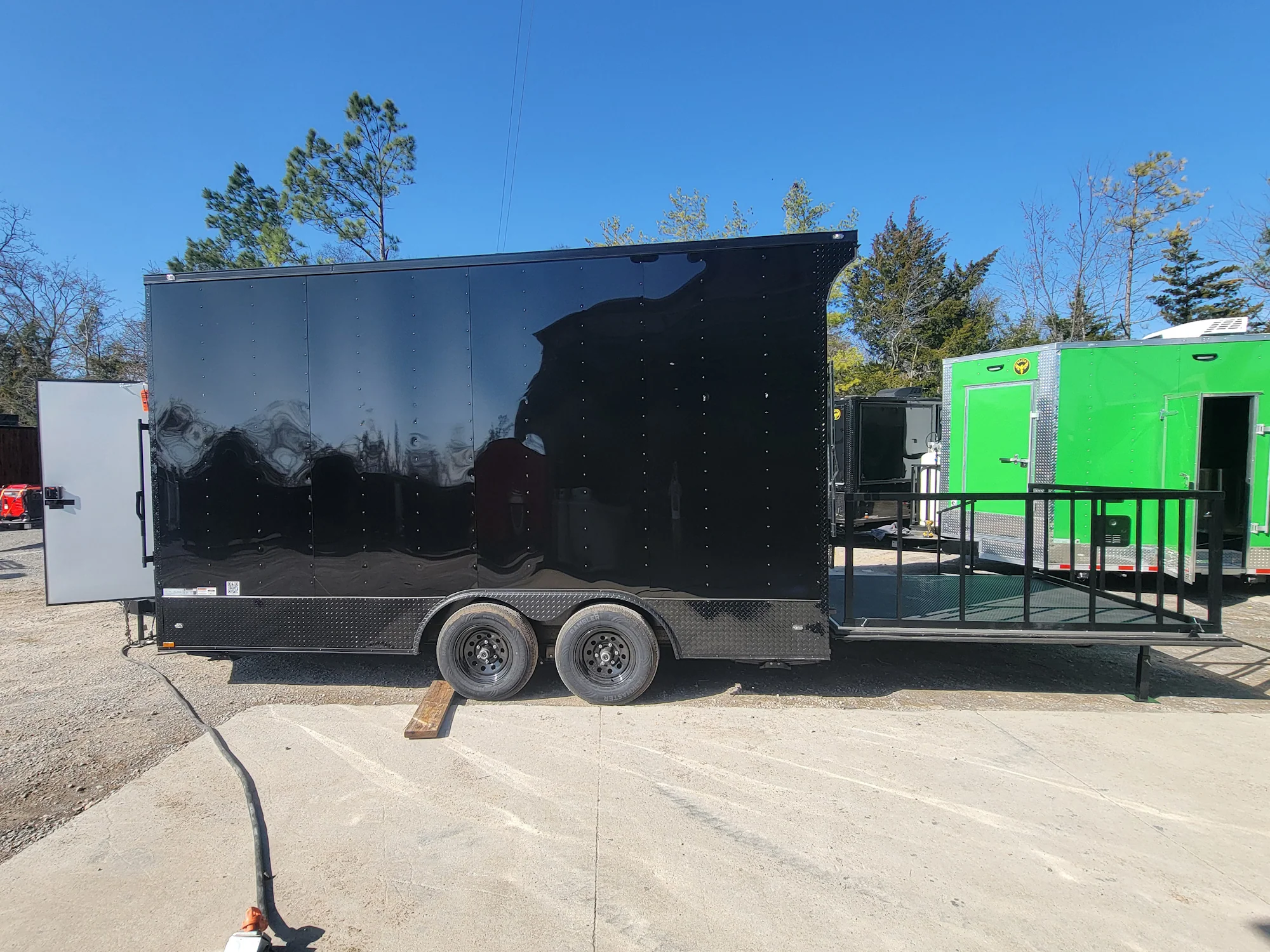 8.5' X 16' Concession Trailer Marketing Stage and Event Merchandising