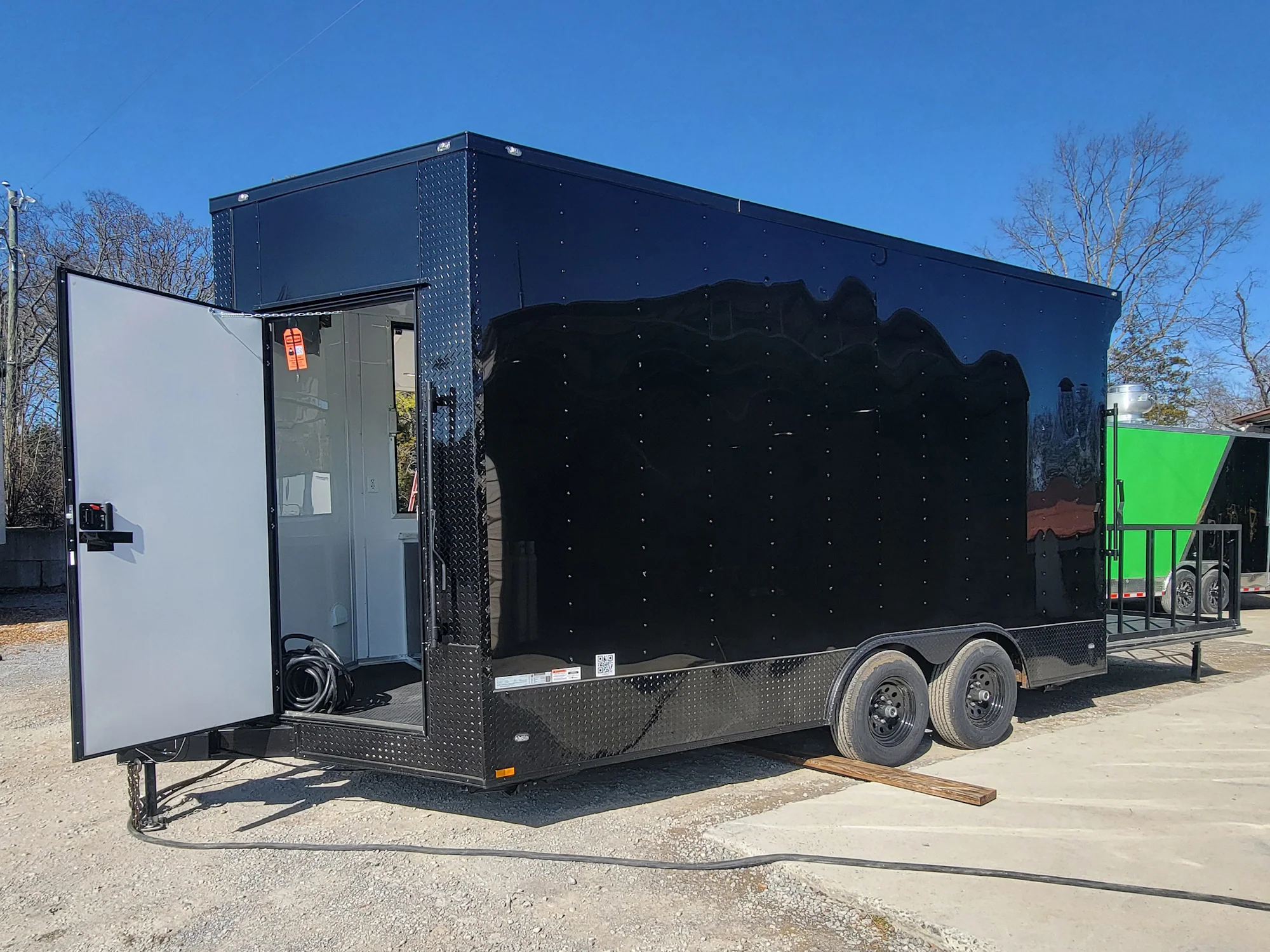8.5' X 16' Concession Trailer Marketing Stage and Event Merchandising