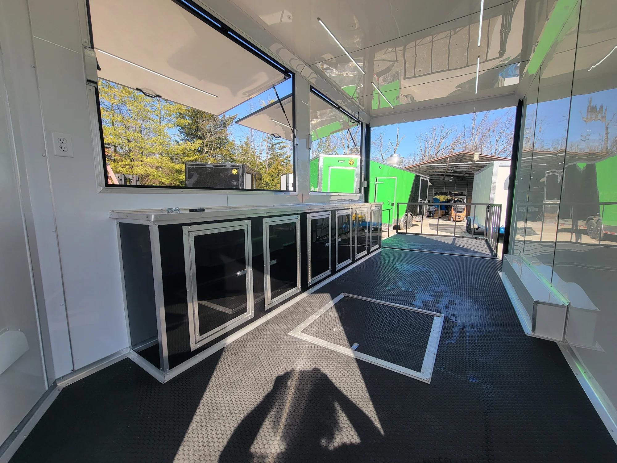 8.5' X 16' Concession Trailer Marketing Stage and Event Merchandising