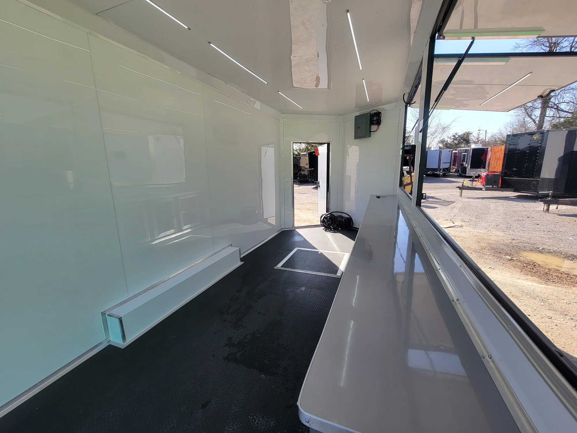 8.5' X 16' Concession Trailer Marketing Stage and Event Merchandising