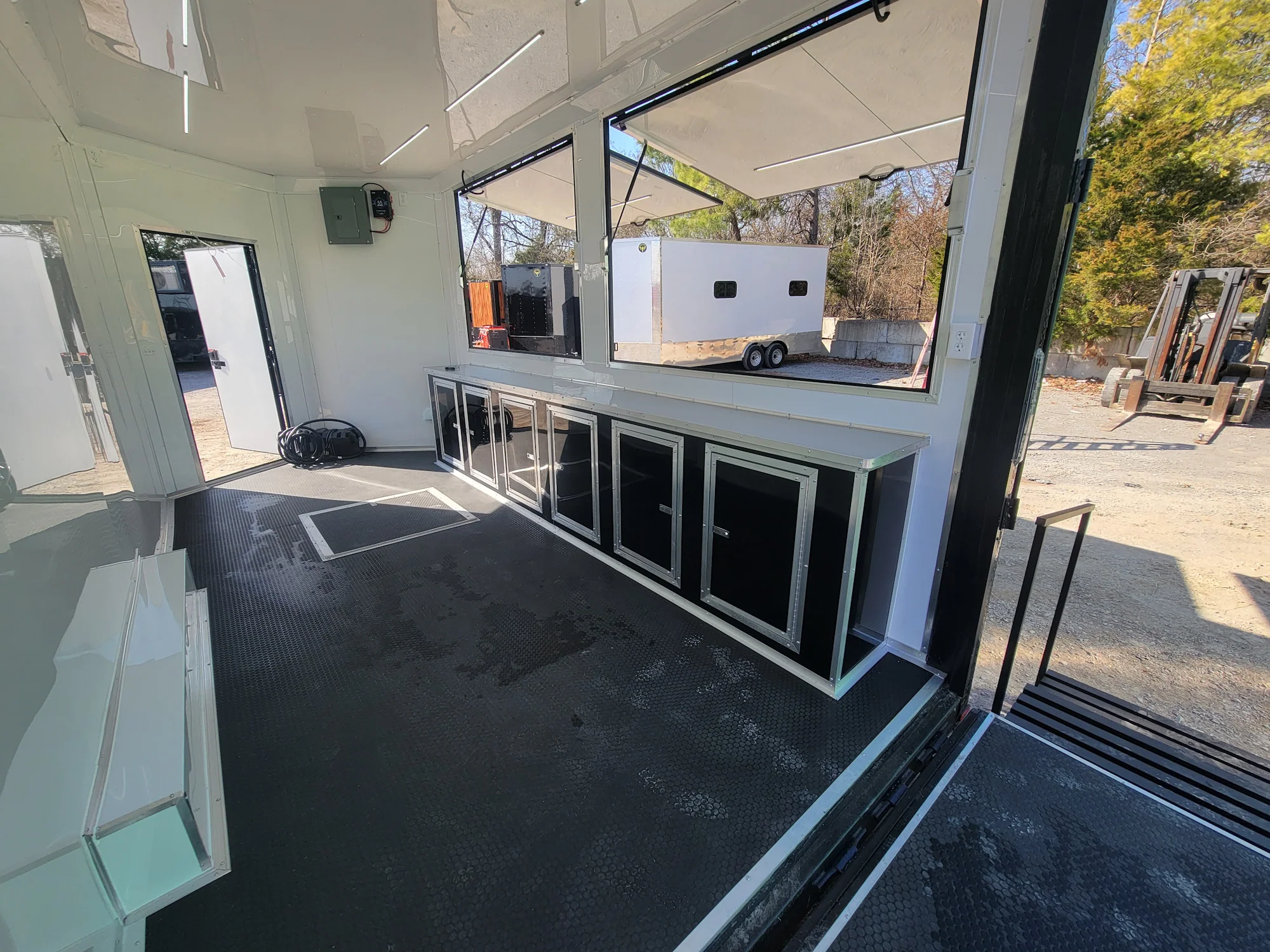8.5' X 16' Concession Trailer Marketing Stage and Event Merchandising