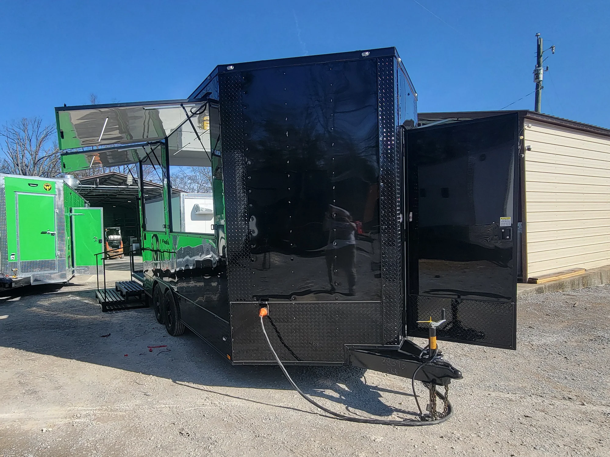 8.5' X 16' Concession Trailer Marketing Stage and Event Merchandising