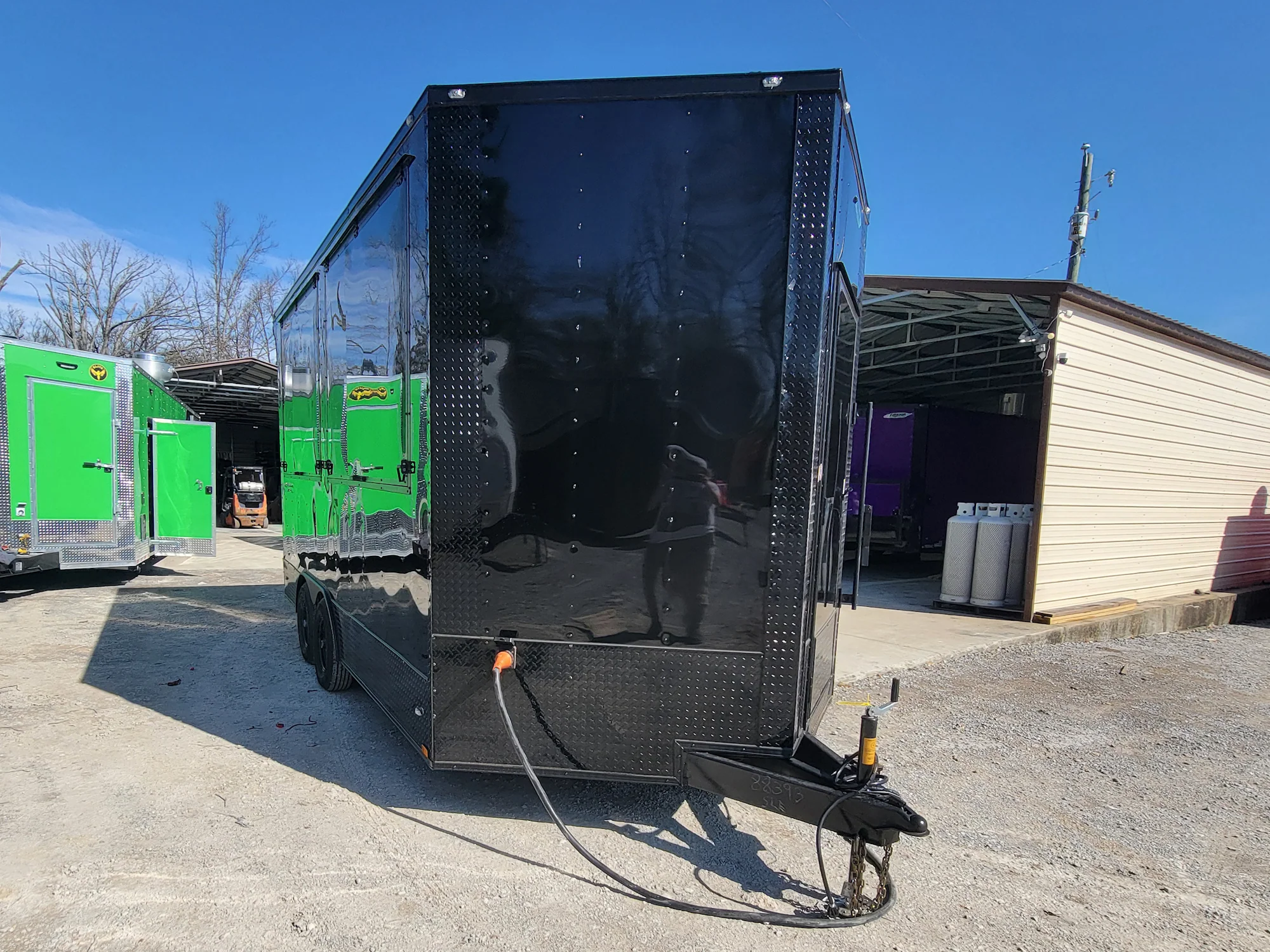 8.5' X 16' Concession Trailer Marketing Stage and Event Merchandising