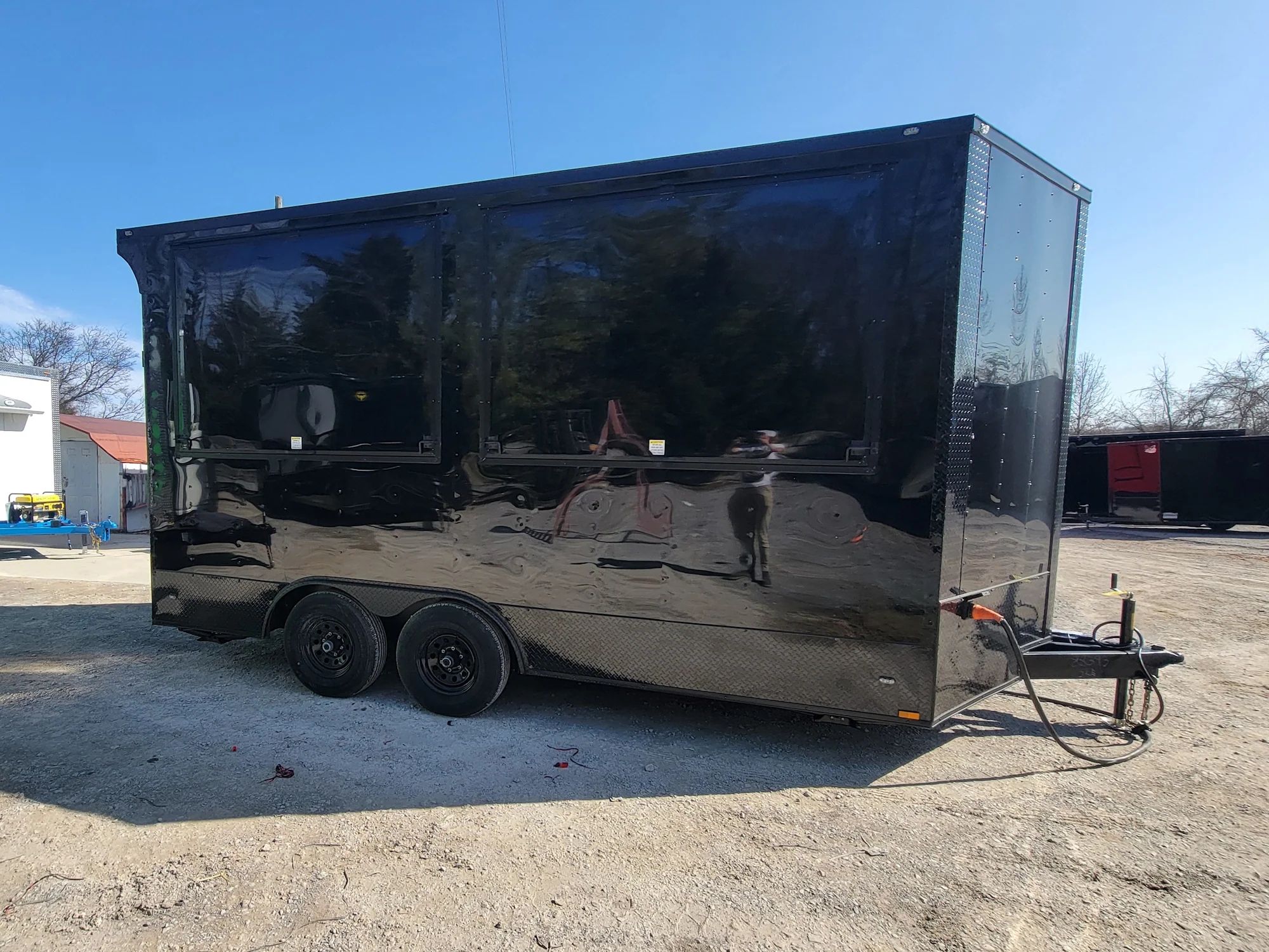 8.5' X 16' Concession Trailer Marketing Stage and Event Merchandising