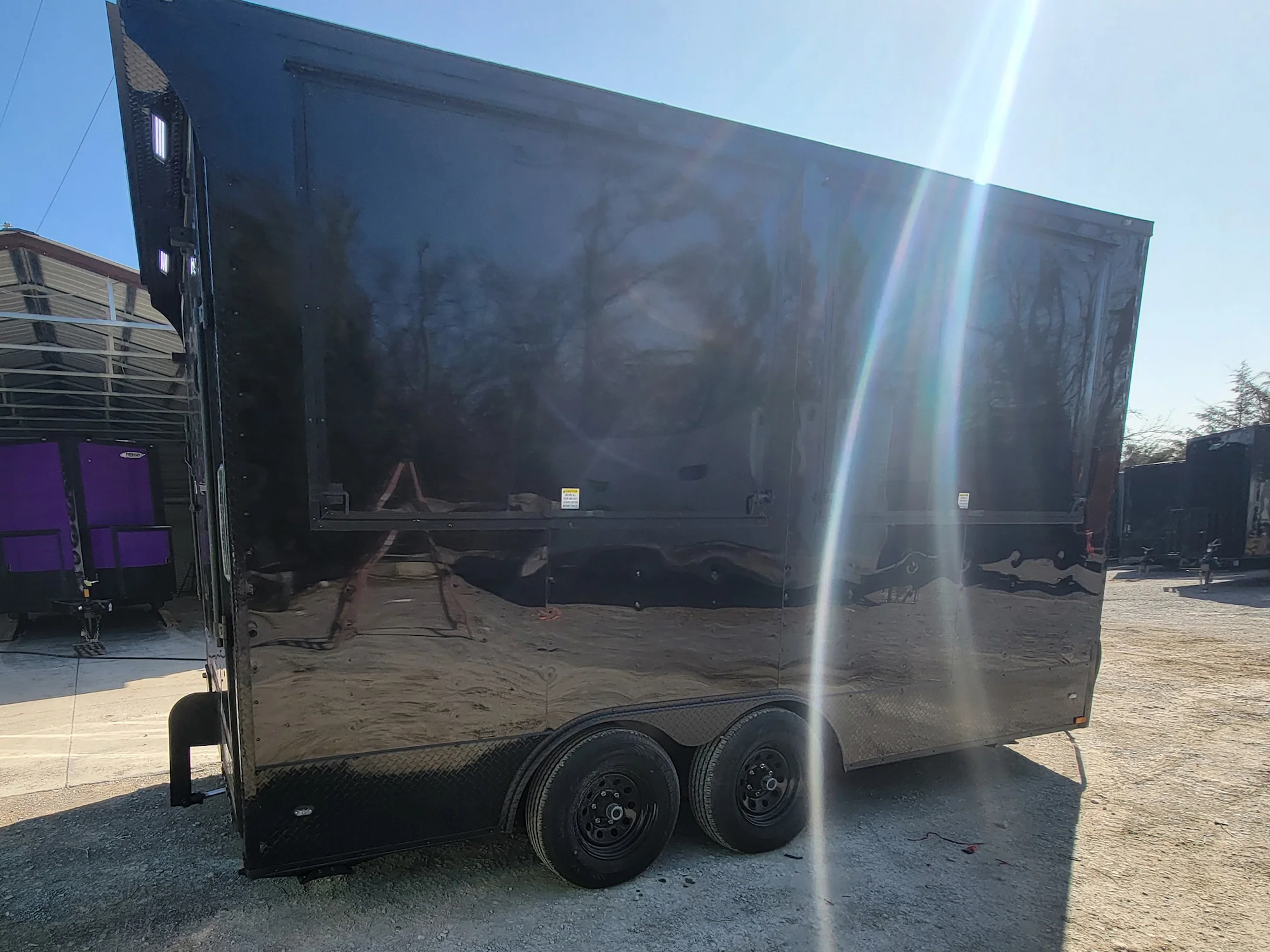 8.5' X 16' Concession Trailer Marketing Stage and Event Merchandising