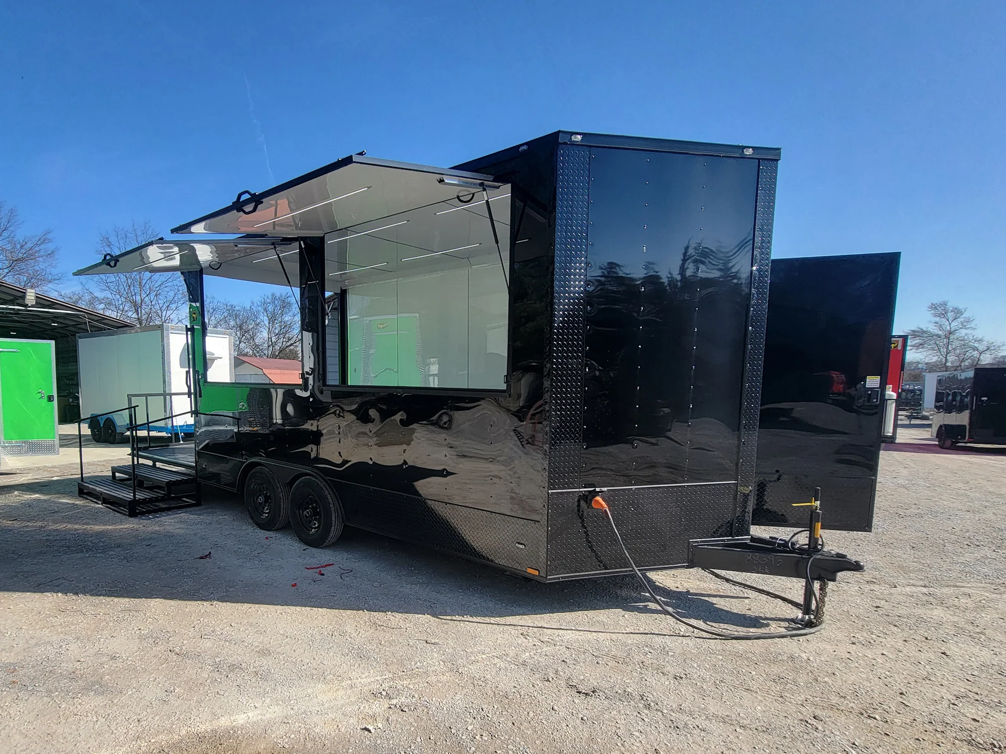 8.5' X 16' Concession Trailer Marketing Stage and Event Merchandising
