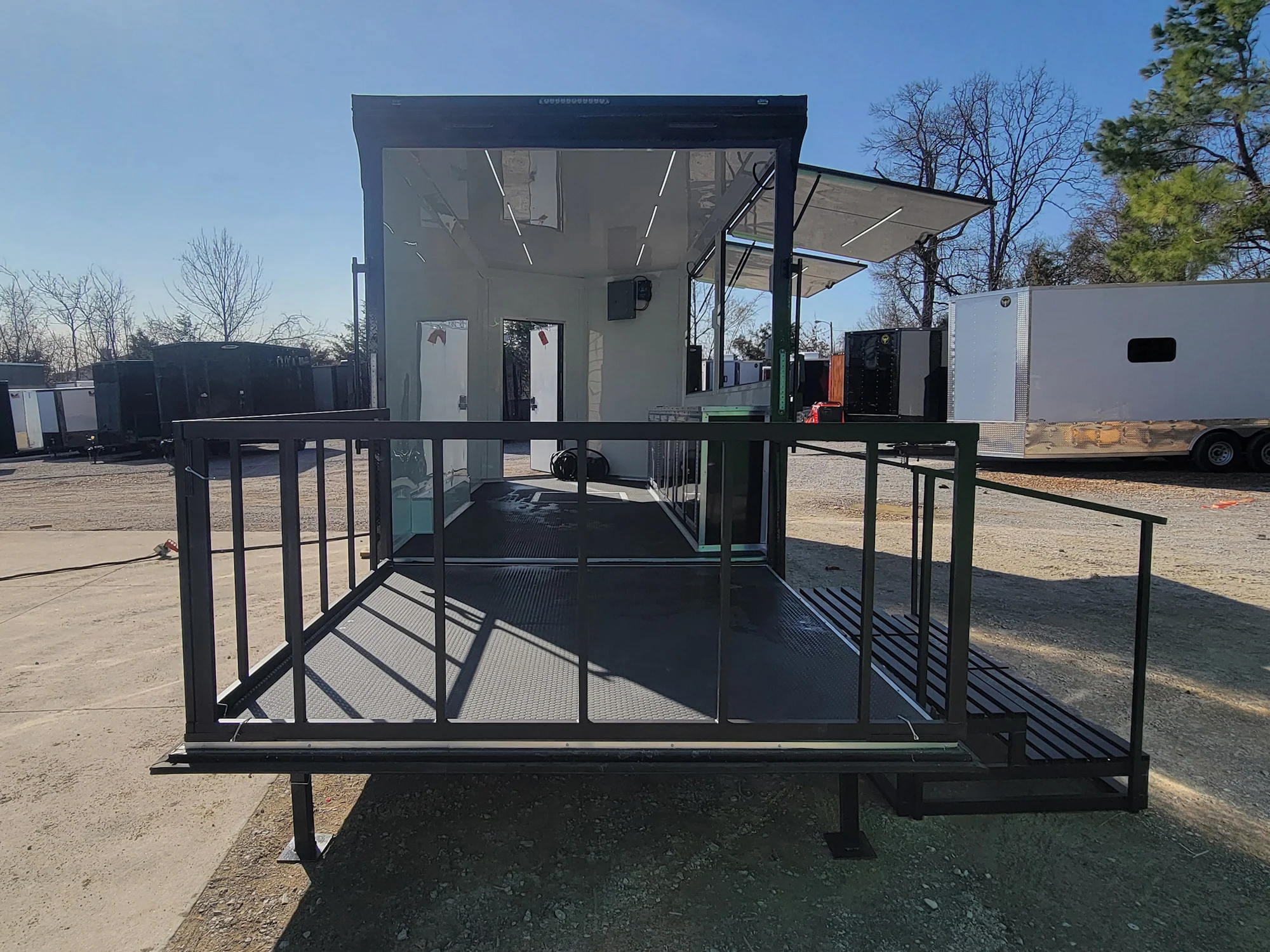 8.5' X 16' Concession Trailer Marketing Stage and Event Merchandising