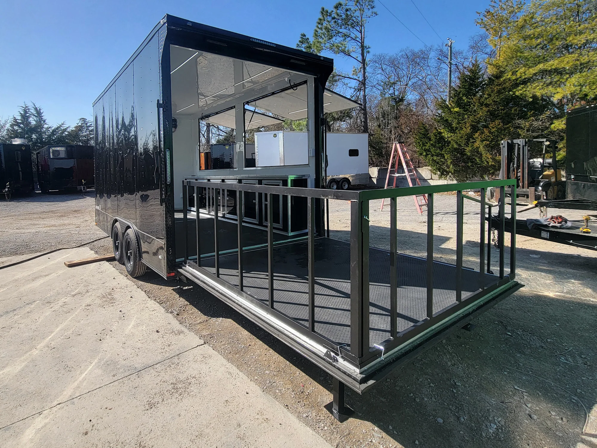 8.5' X 16' Concession Trailer Marketing Stage and Event Merchandising