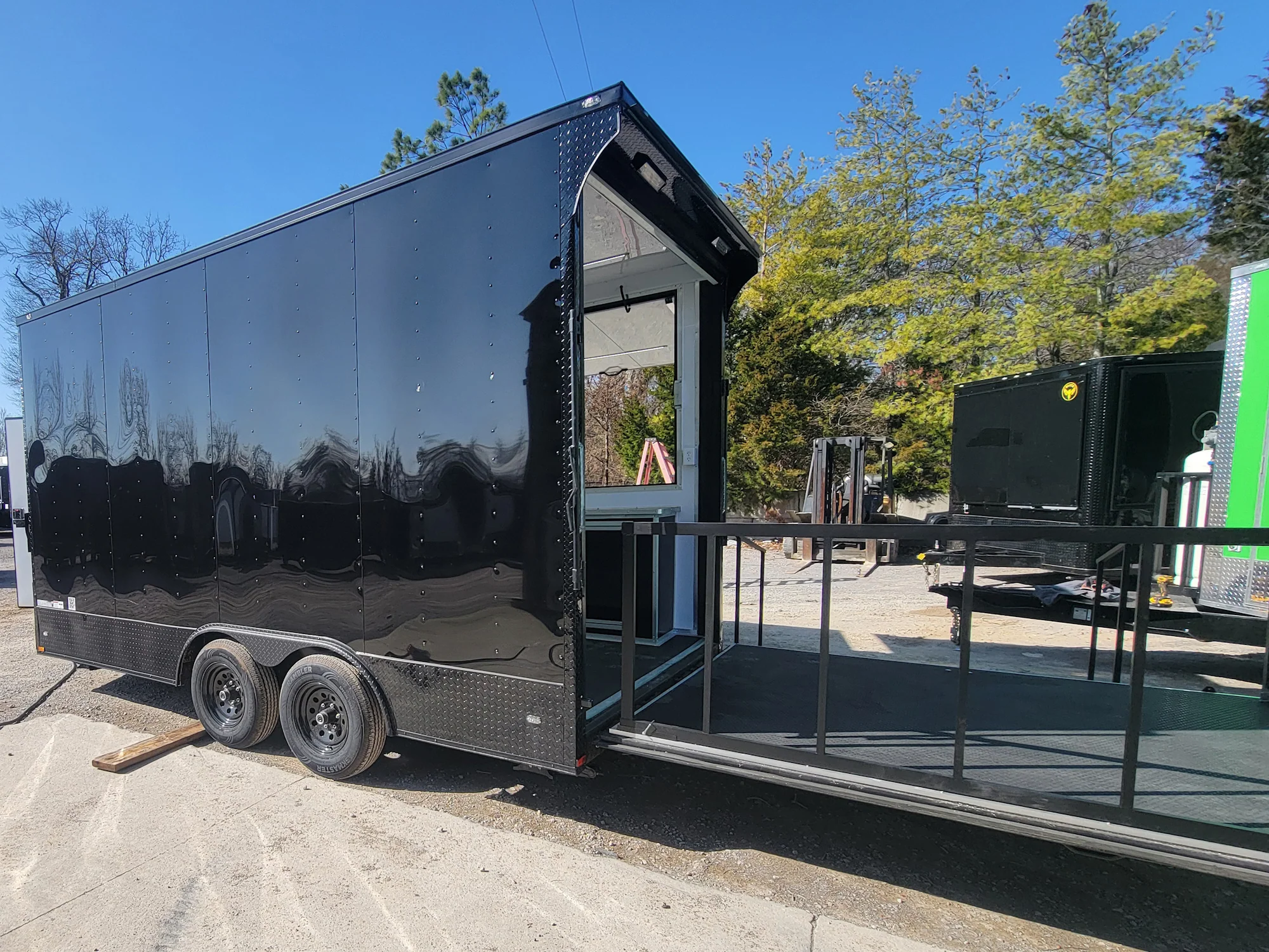 8.5' X 16' Concession Trailer Marketing Stage and Event Merchandising