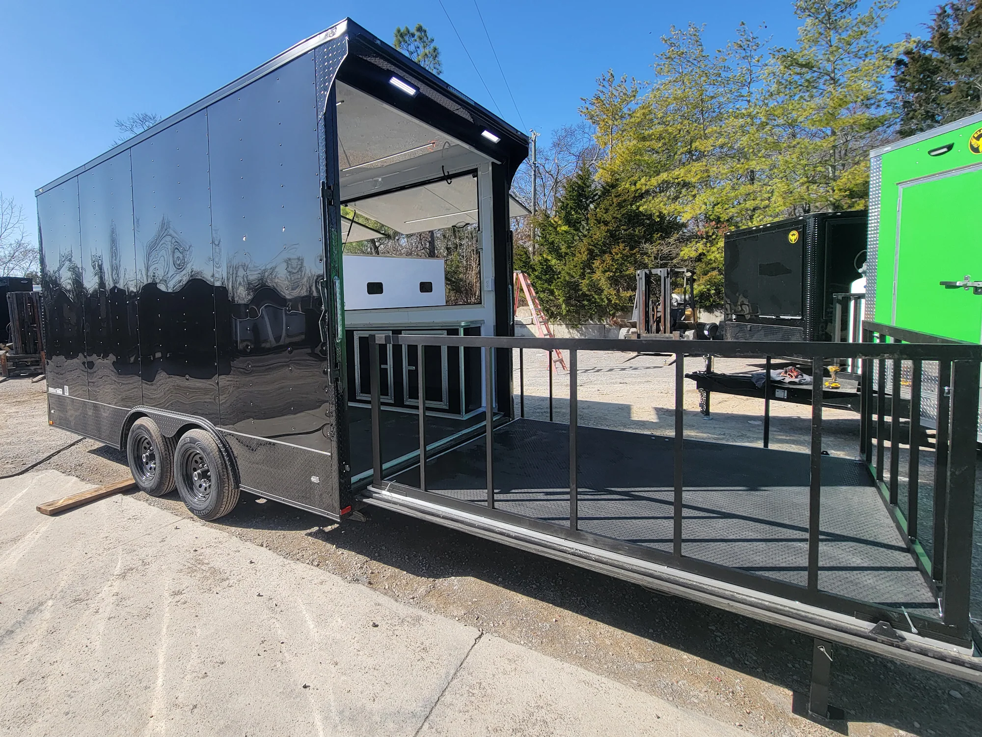 8.5' X 16' Concession Trailer Marketing Stage and Event Merchandising