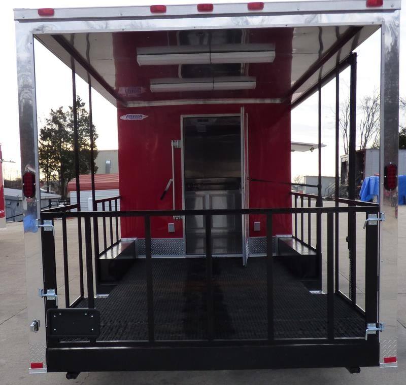 1191-concession-trailer-8.5-x-24-red-bbq-smoker-food-catering-22.jpg Concession Trailer 8.5' x 24' Red - BBQ Smoker Food Catering