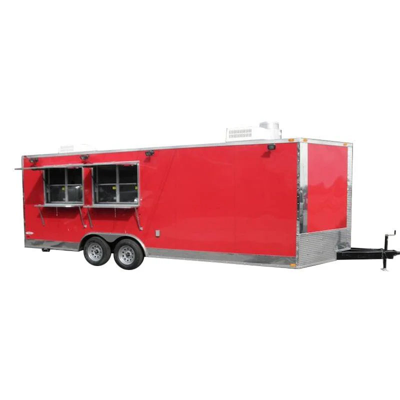 1192-concession-trailer-8.5-x-24-red-catering-food-vending-event-1.webp Concession Trailer 8.5' x 24' Red - Catering Food Vending Event