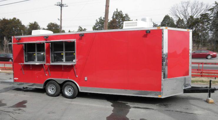 1192-concession-trailer-8.5-x-24-red-catering-food-vending-event-5.jpg Concession Trailer 8.5' x 24' Red - Catering Food Vending Event