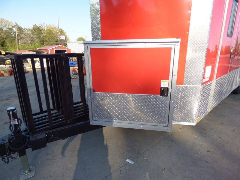 1193-concession-trailer-8.5-x-24-red-vending-bbq-catering-food-13.jpg Concession Trailer 8.5' x 24' Red - Vending BBQ Catering Food