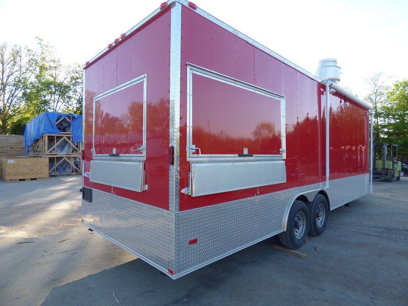 1193-concession-trailer-8.5-x-24-red-vending-bbq-catering-food-25.jpg Concession Trailer 8.5' x 24' Red - Vending BBQ Catering Food