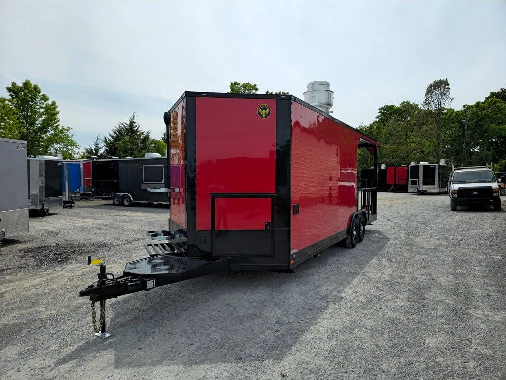 1194-concession-trailer-8.5-x-24-red-w-blackout-food-event-catering-3.jpg Concession Trailer 8.5' X 24' Red W Blackout Food Event Catering
