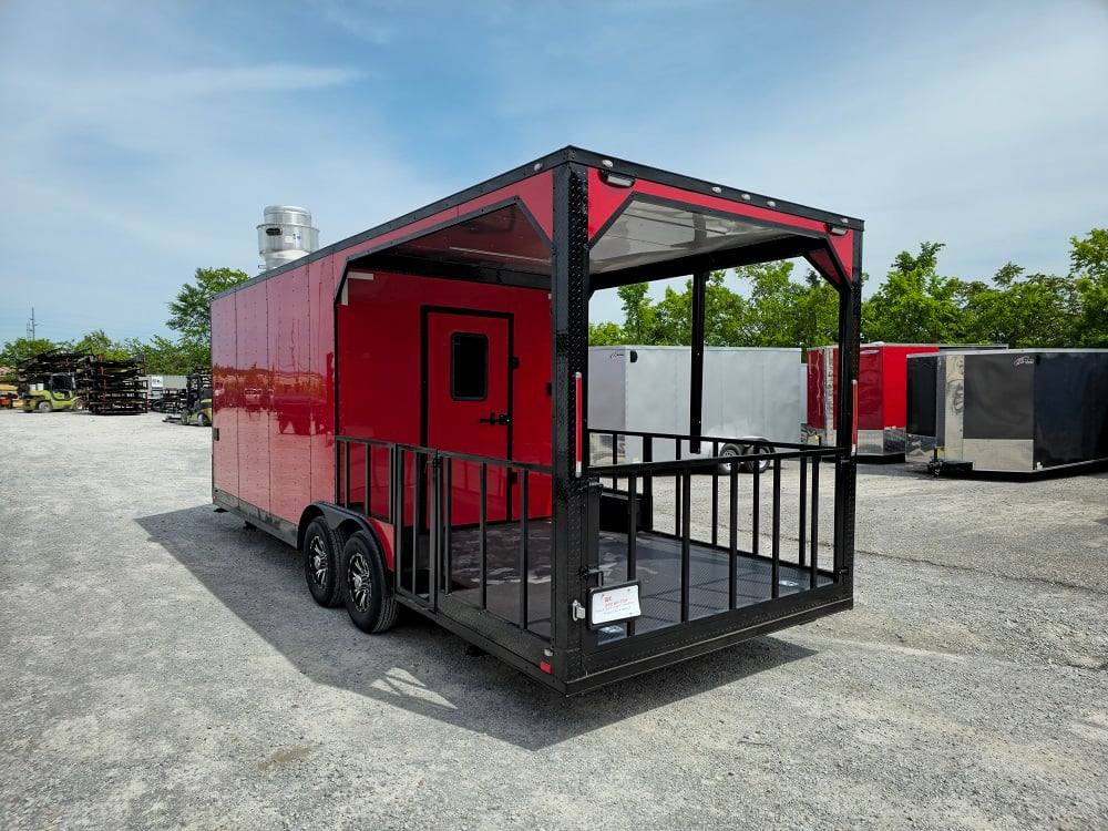 1194-concession-trailer-8.5-x-24-red-w-blackout-food-event-catering-5.jpg Concession Trailer 8.5' X 24' Red W Blackout Food Event Catering
