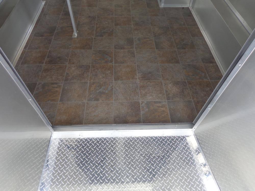 Concession Trailer 8.5' x 24' Silver - Vending Food Catering Kitchen