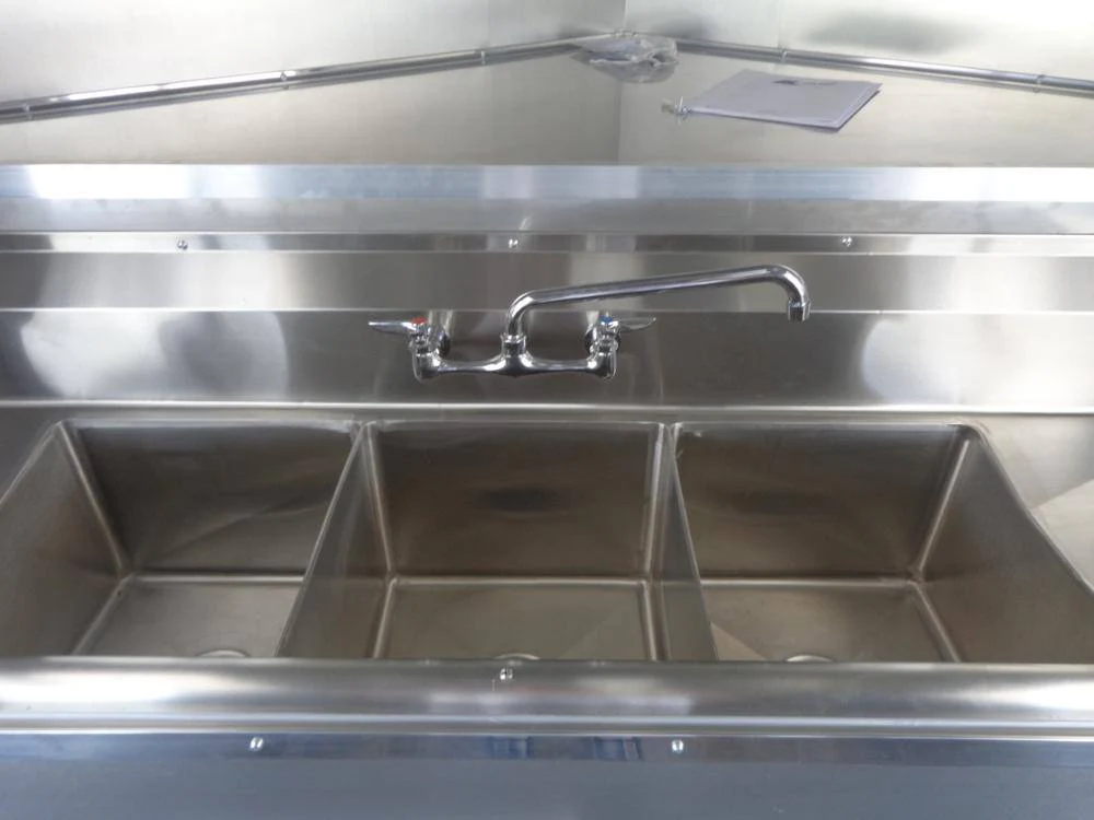 Concession Trailer 8.5' x 24' Silver - Vending Food Catering Kitchen