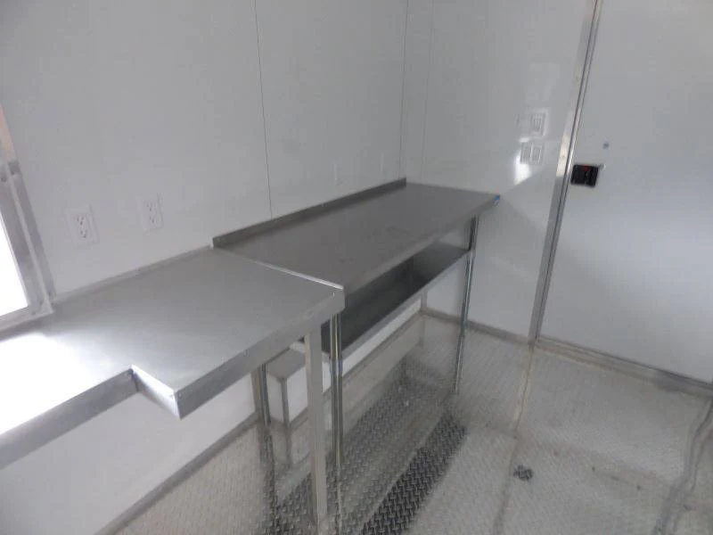 1196-concession-trailer-8.5-x-24-white-bbq-smoker-event-catering-10.webp Concession Trailer 8.5' x 24' White - BBQ Smoker Event Catering