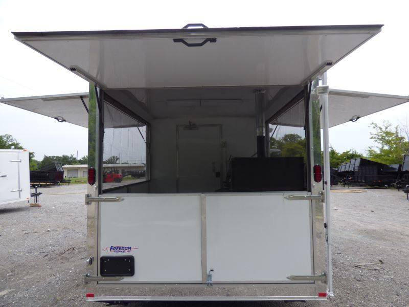 1196-concession-trailer-8.5-x-24-white-bbq-smoker-event-catering-14.jpg Concession Trailer 8.5' x 24' White - BBQ Smoker Event Catering