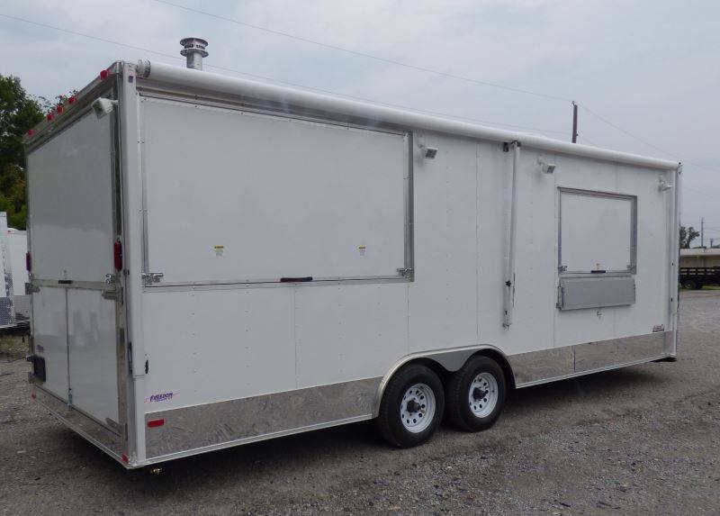 1196-concession-trailer-8.5-x-24-white-bbq-smoker-event-catering-15.jpg Concession Trailer 8.5' x 24' White - BBQ Smoker Event Catering