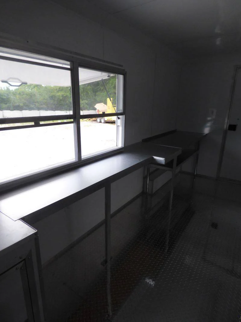 1196-concession-trailer-8.5-x-24-white-bbq-smoker-event-catering-27.webp Concession Trailer 8.5' x 24' White - BBQ Smoker Event Catering