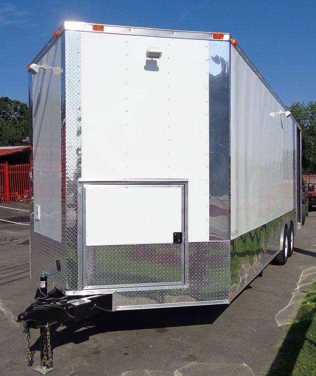 1197-concession-trailer-8.5-x-24-white-enclosed-custom-smoker-bbq-vending-10.jpg Concession Trailer 8.5' x 24' White Enclosed Custom Smoker BBQ Vending