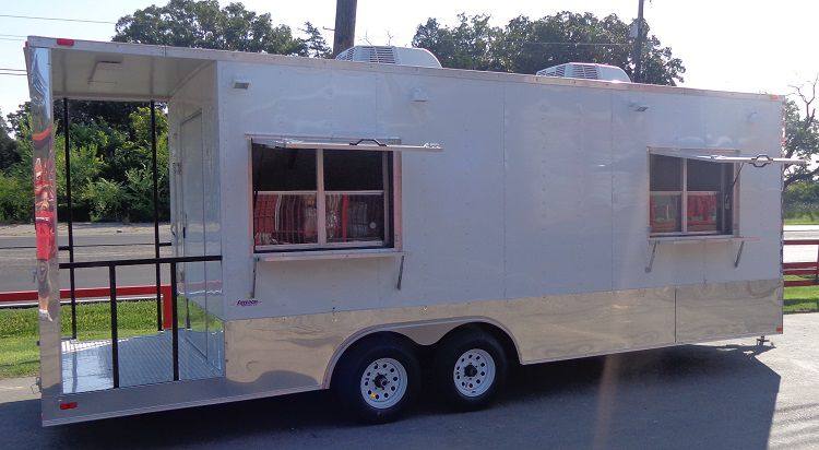 1197-concession-trailer-8.5-x-24-white-enclosed-custom-smoker-bbq-vending-14.jpg Concession Trailer 8.5' x 24' White Enclosed Custom Smoker BBQ Vending