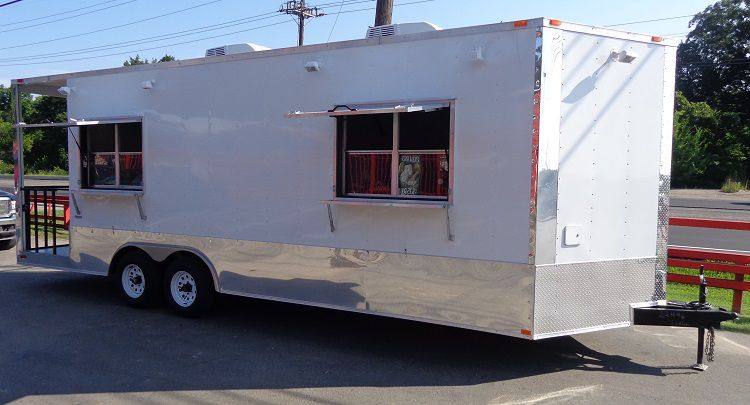 1197-concession-trailer-8.5-x-24-white-enclosed-custom-smoker-bbq-vending-16.jpg Concession Trailer 8.5' x 24' White Enclosed Custom Smoker BBQ Vending