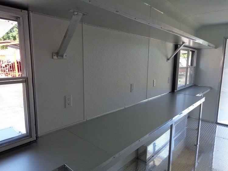 1197-concession-trailer-8.5-x-24-white-enclosed-custom-smoker-bbq-vending-36.jpg Concession Trailer 8.5' x 24' White Enclosed Custom Smoker BBQ Vending