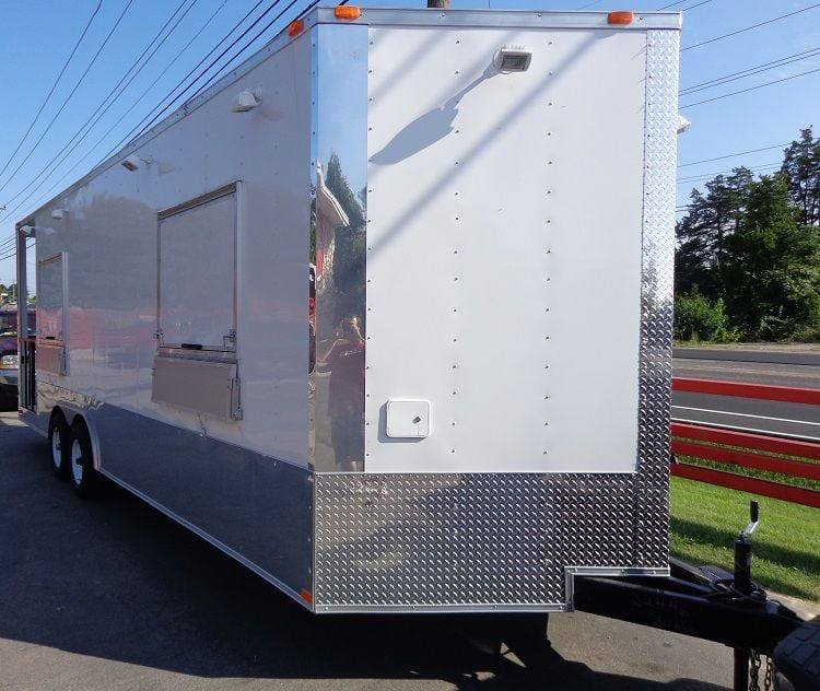 1197-concession-trailer-8.5-x-24-white-enclosed-custom-smoker-bbq-vending-5.jpg Concession Trailer 8.5' x 24' White Enclosed Custom Smoker BBQ Vending