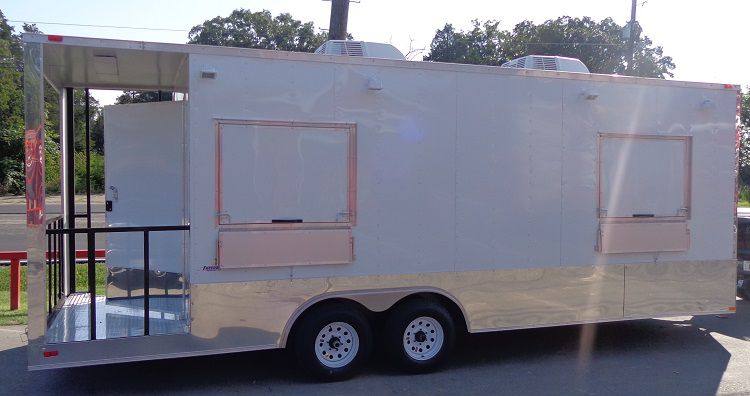 1197-concession-trailer-8.5-x-24-white-enclosed-custom-smoker-bbq-vending-7.jpg Concession Trailer 8.5' x 24' White Enclosed Custom Smoker BBQ Vending