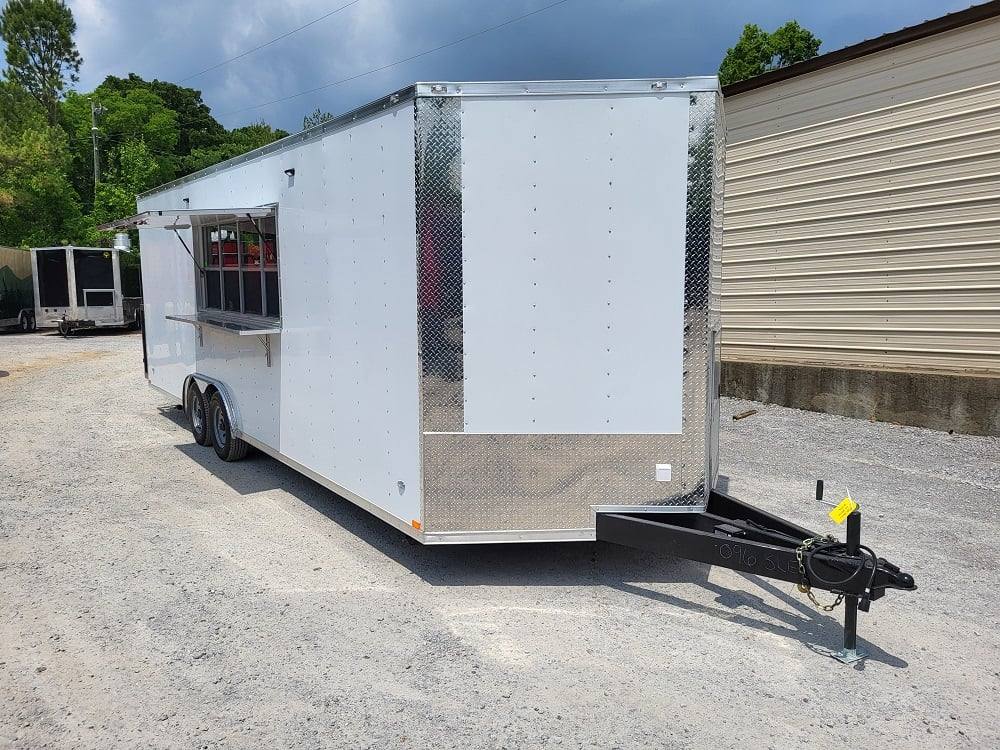 1198-concession-trailer-8.5-x-24-white-food-event-catering-1.jpg Concession Trailer 8.5' X 24' White Food Event Catering