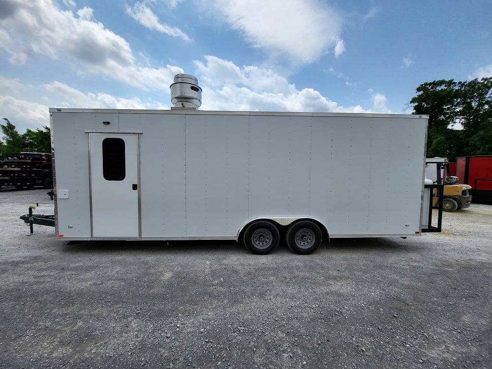 1198-concession-trailer-8.5-x-24-white-food-event-catering-6.jpg Concession Trailer 8.5' X 24' White Food Event Catering
