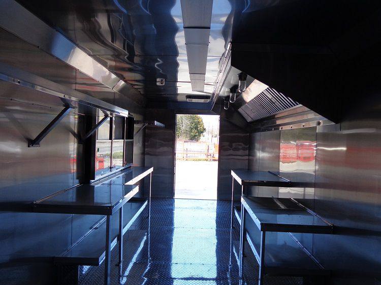 1199-concession-trailer-8.5-x-24-yellow-enclosed-food-bbq-event-catering-13.jpg Concession Trailer 8.5' x 24' Yellow Enclosed Food BBQ Event Catering