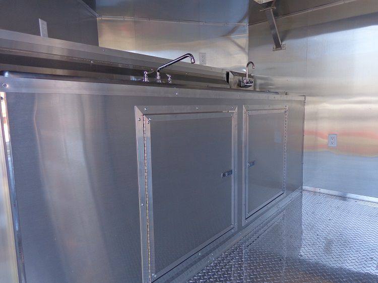 1199-concession-trailer-8.5-x-24-yellow-enclosed-food-bbq-event-catering-17.jpg Concession Trailer 8.5' x 24' Yellow Enclosed Food BBQ Event Catering