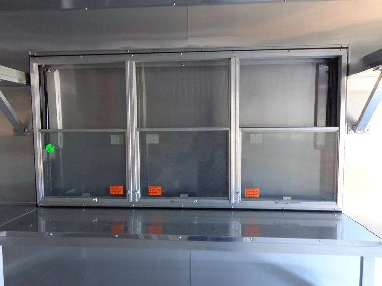 1199-concession-trailer-8.5-x-24-yellow-enclosed-food-bbq-event-catering-25.webp Concession Trailer 8.5' x 24' Yellow Enclosed Food BBQ Event Catering
