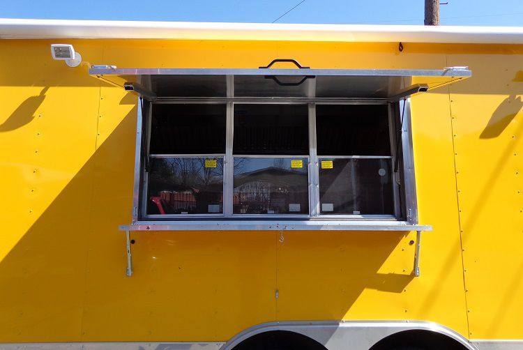 1199-concession-trailer-8.5-x-24-yellow-enclosed-food-bbq-event-catering-28.jpg Concession Trailer 8.5' x 24' Yellow Enclosed Food BBQ Event Catering