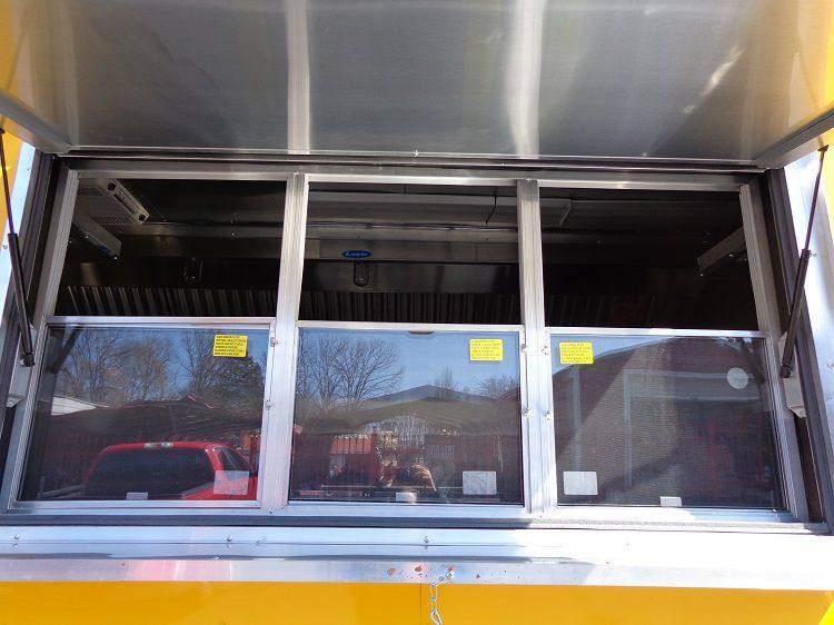 1199-concession-trailer-8.5-x-24-yellow-enclosed-food-bbq-event-catering-30.jpg Concession Trailer 8.5' x 24' Yellow Enclosed Food BBQ Event Catering