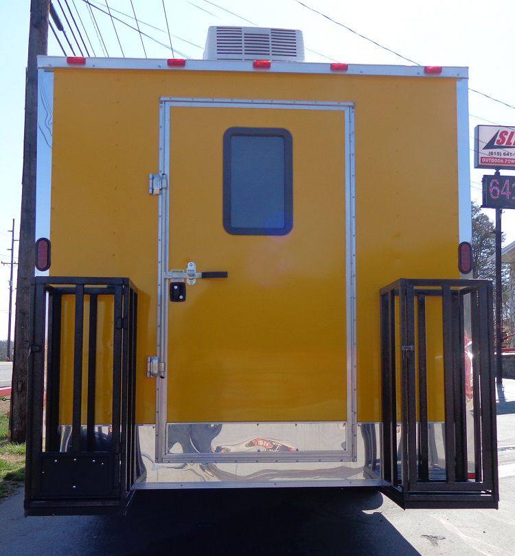1199-concession-trailer-8.5-x-24-yellow-enclosed-food-bbq-event-catering-34.jpg Concession Trailer 8.5' x 24' Yellow Enclosed Food BBQ Event Catering