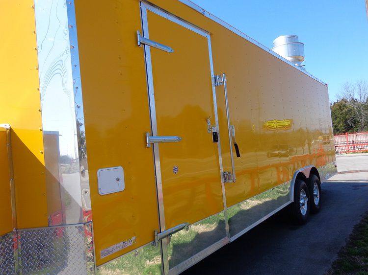 1199-concession-trailer-8.5-x-24-yellow-enclosed-food-bbq-event-catering-35.jpg Concession Trailer 8.5' x 24' Yellow Enclosed Food BBQ Event Catering