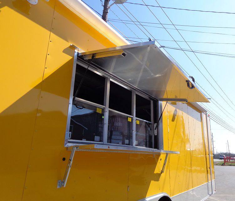 1199-concession-trailer-8.5-x-24-yellow-enclosed-food-bbq-event-catering-36.jpg Concession Trailer 8.5' x 24' Yellow Enclosed Food BBQ Event Catering