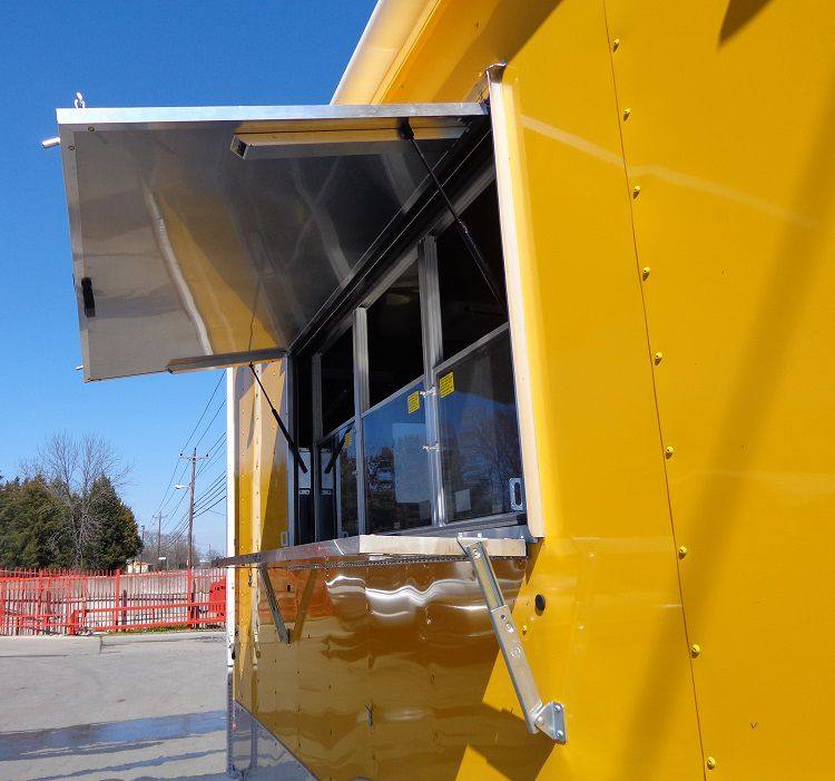 1199-concession-trailer-8.5-x-24-yellow-enclosed-food-bbq-event-catering-39.jpg Concession Trailer 8.5' x 24' Yellow Enclosed Food BBQ Event Catering