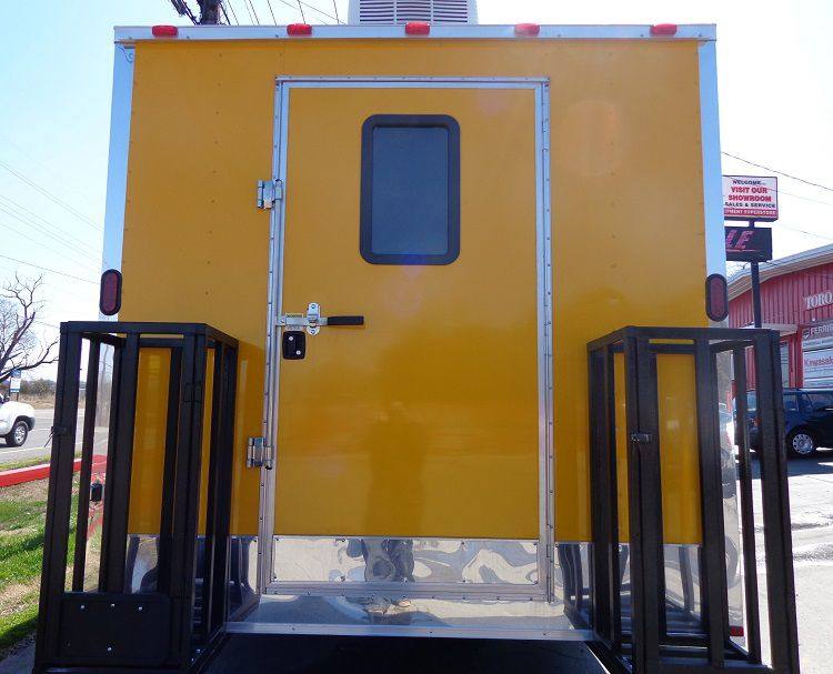 1199-concession-trailer-8.5-x-24-yellow-enclosed-food-bbq-event-catering-40.jpg Concession Trailer 8.5' x 24' Yellow Enclosed Food BBQ Event Catering