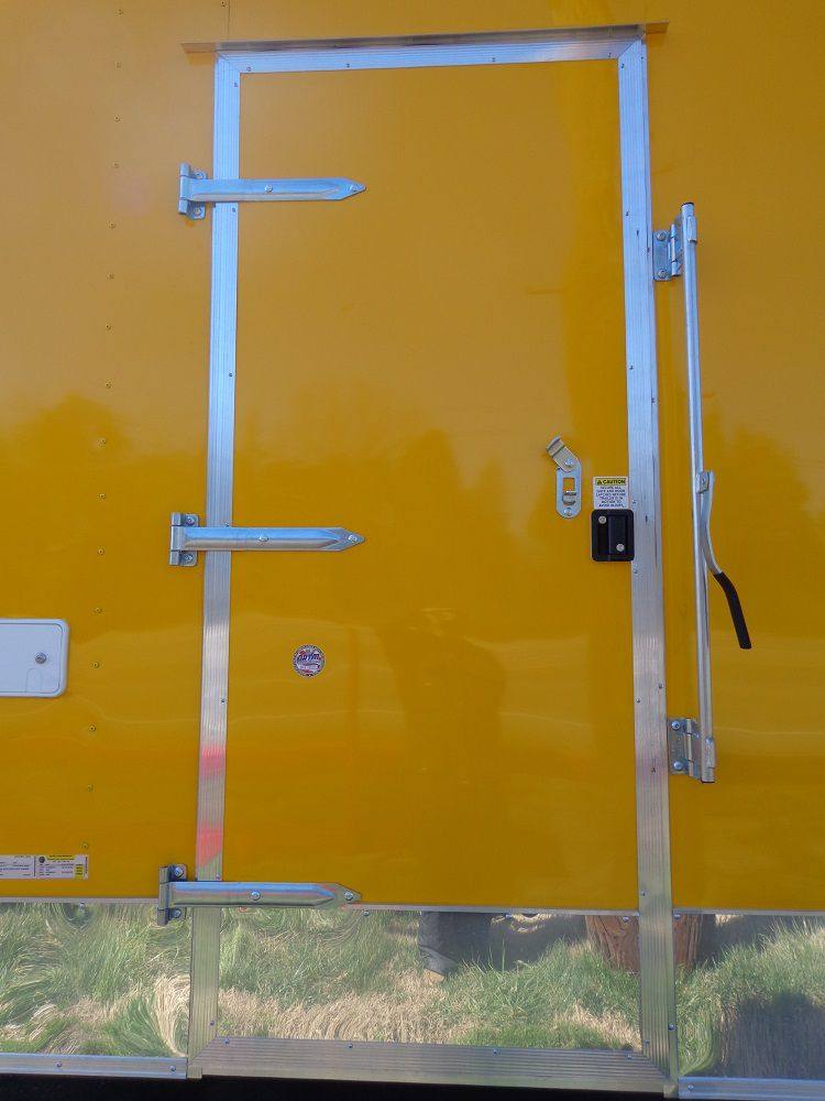 1199-concession-trailer-8.5-x-24-yellow-enclosed-food-bbq-event-catering-7.jpg Concession Trailer 8.5' x 24' Yellow Enclosed Food BBQ Event Catering