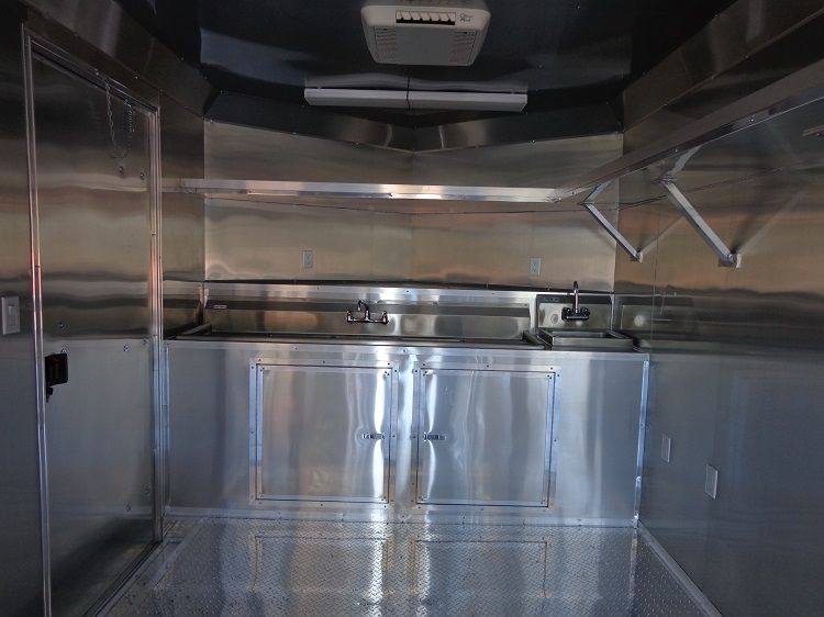 1199-concession-trailer-8.5-x-24-yellow-enclosed-food-bbq-event-catering-9.jpg Concession Trailer 8.5' x 24' Yellow Enclosed Food BBQ Event Catering